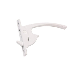 Truth Hardware White Straight Casement Window Security Locking Handle With 2-3/8" Screw Holes