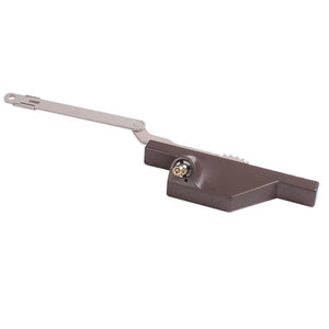 Truth Hardware Dyad Left Hand Casement Window Operator With 5" Link Arm - Brown