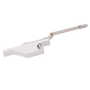 Truth Hardware Dyad Right Hand White Casement Window Operator With 5" Link Arm