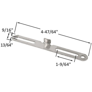 Truth Hardware 4-47/64" Steel Casement Window Latch Keeper