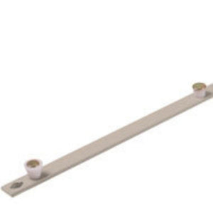 Truth Hardware 3 Roller 2 Cone Tie Bar for Interlock Cone Roller System - 18.9"