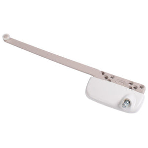 Truth Window Hardware Ellipse Single Arm Left Hand Casement Window Operator With 9-1/2" Arm - White