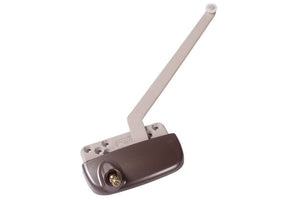 Truth Hardware Ellipse Single Arm Right Hand Casement Window Operator With 7-1/2" Arm - Brown