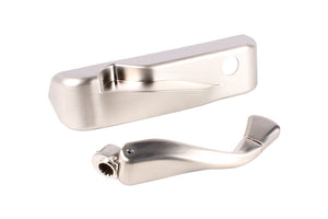 Truth Hardware Encore Tango Left Hand Cover With Folding Handle - Brushed Nickel