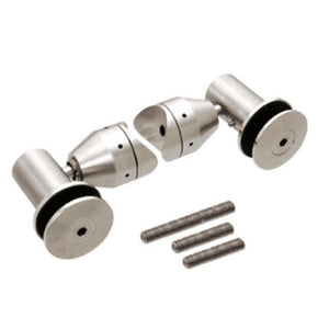 Double Arm Fixed Fitting Set for 1/2" Glass