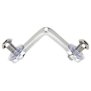 Deluxe 2-Way Glass Corner Connector