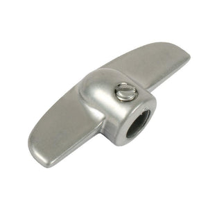 Window Crank 3/8" Spline T Handle - Silver