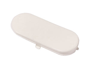 Cam Handle Screw Cover Caps - White