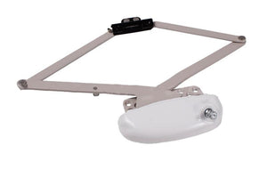 Roto Hardware White Awning Window Operator With Black Guide & Pin - Reflect Window & Door