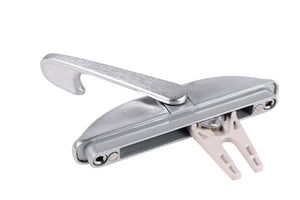 Roto Hardware Brushed Chrome 1-1/2" Long Fork Multi-Point Locking Window Handle