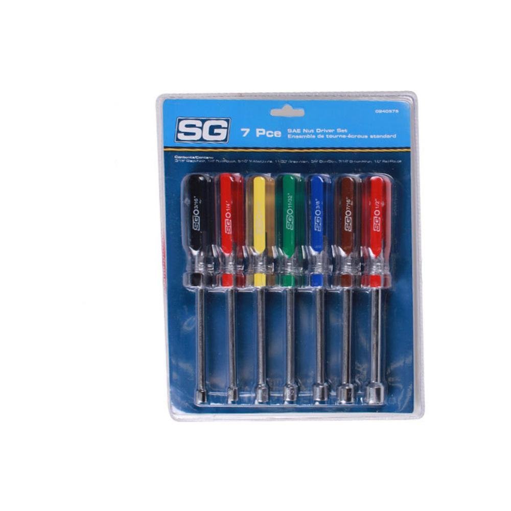 7 Piece Nut Driver Set - Essential Tools for Every Mechanic