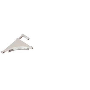Bath Shelving End Cap for 1/4" Aluminum Extrusion