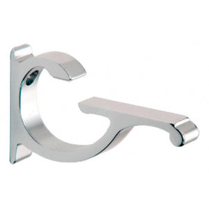 Designer Aluminum Shelf Bracket for 3/8" to 1/2" Glass
