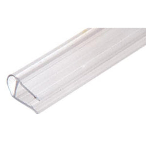 Shower Door Translucent Vinyl Bulb Seal for 10mm Glass