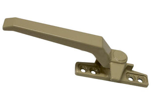 Casement Window Left Hand Locking Handle With 2-1/4" Screw Holes - Beige