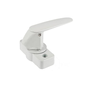 Residential Swinging Screen/Storm Door Interior Latch with 1-3/4" Screw Holes for AluminArt Storm Doors - White