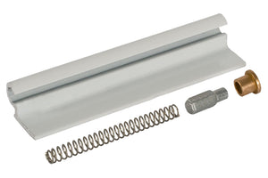 Residential Swinging Screen/Storm Door White Hinge Set - 1-1/8" Back