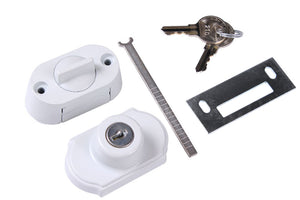 Storm Door Keyed Deadbolt - White