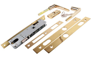 Storm Door Brass Mortise Lock With 6-3/4" Screw Holes