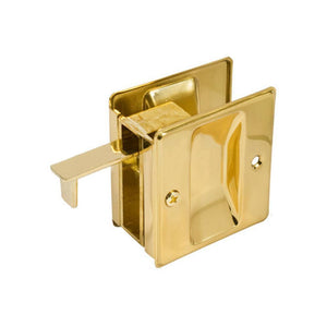 Pocket Door Brass Combination Pull