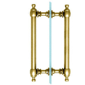 Shower Door 8" Colonial Style Back-to-Back Pull Handles