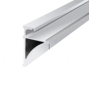 Bath Shelving 96" Aluminum Extrusion for 3/8" Glass