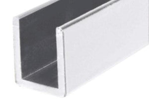 Shower Door 5/16" to 3/8" Fixed Panel Deep U-Channel