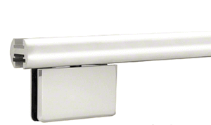 Shower Door Brite Anodized 98" EZ-Adjust Header Kit