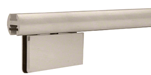 Shower Door Brushed Nickel 98" EZ-Adjust Header Kit