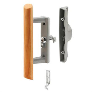 Patio Door Wood/Aluminum Non-Keyed Internal Lock Handle Set With 3-15/16" Screw Holes for Viking Doors