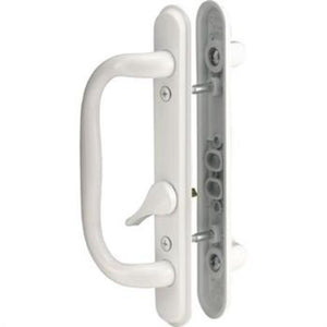 Sliding Glass Door White Diecast 8-1/2" Mortise - Style Handle 3-15/16" Screw Holes