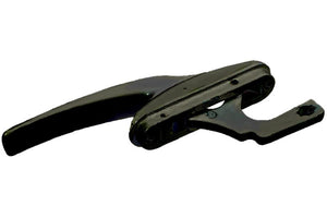 Casement Window Security Locking Handle with 13/16" Projection Hook - Black
