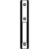 Kawneer Dual High Pile Face Plate for MS Lock