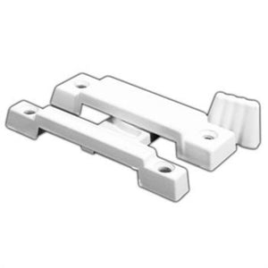 Window Sash Lock; 2-1/4" Screw Holes - White