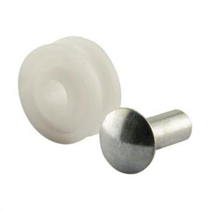 Sliding Window 5/8" Nylon Center Grove Roller with Axle Pin for Air Control Windows