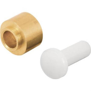 Sliding Window 11/32" Brass Replacement Roller with Axle Pin for Viking Series M70 Windows