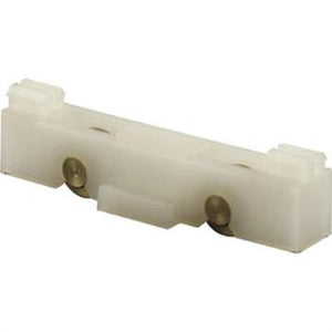 Sliding Window 3/8" Flat Edge Tandem Brass Roller With 2" Wide Housing