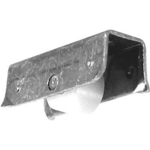 Sliding Window 1/4" Flat Edge Nylon Roller With 5/16" Wide Housing
