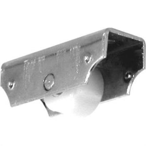 Sliding Window 1/4" Flat Edge Nylon Roller With 7/32" Wide Housing
