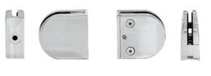 Z-Series Round Type 2" Radius Base Stainless Steel Clamp for 3/8" Glass