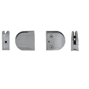 Z-Series Round Type Radius Base Zinc Clamp for 1/2" Glass