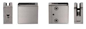 Z-Series Square Type Flat Base Zinc Clamp for 1/2" Glass