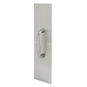 Pull Plate With Handle 3-1/2" x 15" - Aluminum