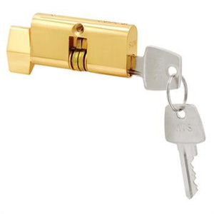 Storm Door Brass Thumbturn Cylinder