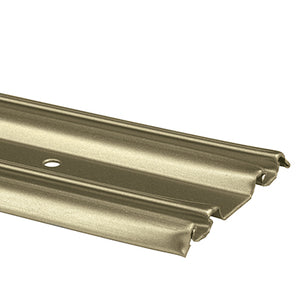 Closet Mirrored Door Roll-Formed Steel Bottom Track - Champagne Gold - 72 inches