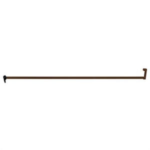 Security Bar for Sliding Glass Doors - Brown