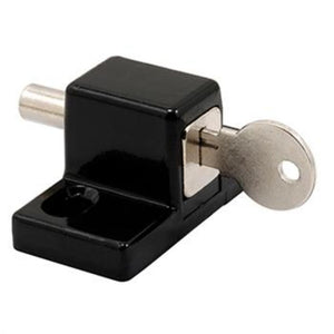 Security Push-In Keyed Lock - Black