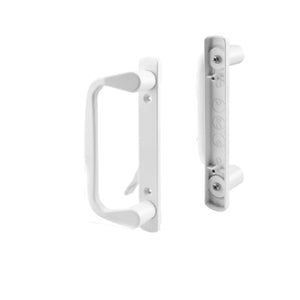 Sliding Glass Door Low Profile Long Base Mortise-Series Handle with 3-15/16" Center-to-Center Screw Holes