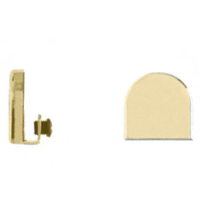 Showcase Door Mounted Brass Strike Plate