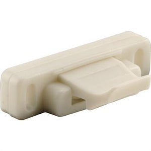 Sliding Window Security Latch, Plastic, White, 1-7/8 inch Hole Centers